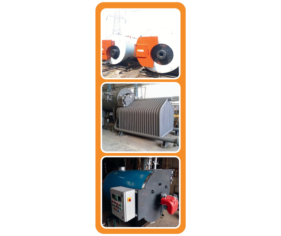 Industrial steam boiler